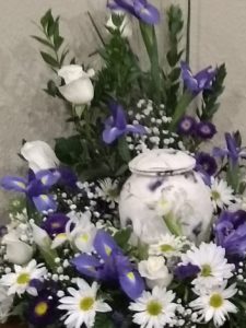 Jeri's memorial flowers